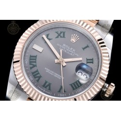 Datejust 41mm 126331 904L RG-SS/Flt/Oys Grey/Rmn EWE A3235