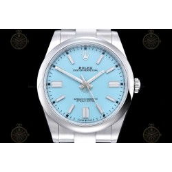 Oyster Perpetual 41mm 124300 904L SS/Oys Tiffany Blue/Stk VSF V2 VS3230