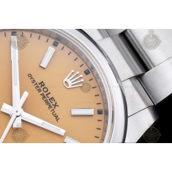 Oyster Perpetual 41mm 124300 904L SS/Oys Yellow/Stk VSF V2 VS3230