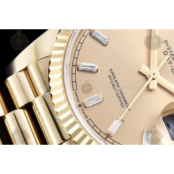 Day-Date 36mm 904L YG/Flt/Pres Gold/B.Dia GMF VR3255