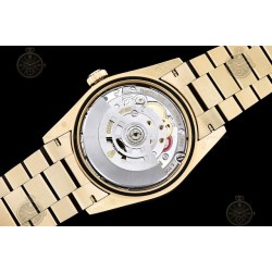 Day-Date 36mm 904L YG/Flt/Pres Gold/B.Dia GMF VR3255