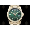 Day-Date 36mm 904L YG/Flt/Pres Green/B.Dia GMF VR3255