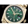 Day-Date 36mm 904L YG/Flt/Pres Green/B.Dia GMF VR3255