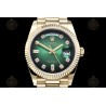 Day-Date 36mm 904L YG/Flt/Pres Green/Dia GMF VR3255