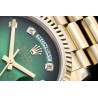 Day-Date 36mm 904L YG/Flt/Pres Green/Dia GMF VR3255