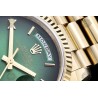 Day-Date 36mm 904L YG/Flt/Pres Green/Rmn/Stk GMF VR3255