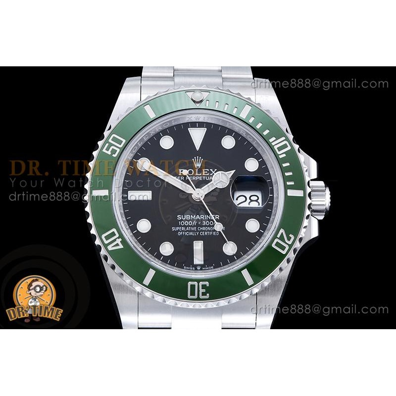 Submariner 41MM 126610LN 904L SS/CER/OYS Black/Dot ERF JH3235-FS