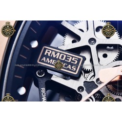 RM35 Rafael Nadal Americas RG/BR Skeleton/Black MSF RMUL1