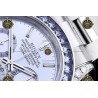 Daytona 40MM 126595TBR 904L SS/Lavender/SS Sapp I.Blue/B.Dia RXF DD4130