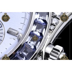 Daytona 40MM 126595TBR 904L SS/Lavender/SS Sapp I.Blue/B.Dia RXF DD4130