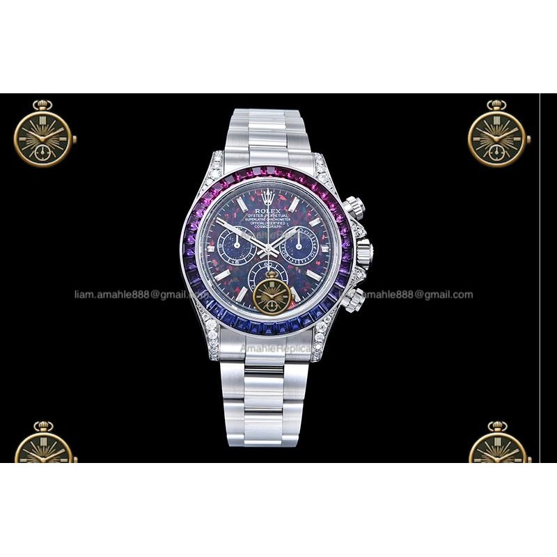 Daytona 40MM 126596 904L SS/SS/Sapp Blue Lapis/B.Dia RXF DD4130