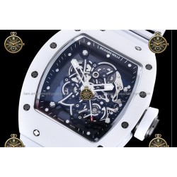 RM055 Bubba Watson White Ceramic/WR Skeleton/Black AVF RMUL2