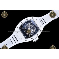 RM055 Bubba Watson White Ceramic/WR Skeleton/Black AVF RMUL2
