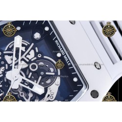 RM055 Bubba Watson White Ceramic/WR Skeleton/Black AVF RMUL2