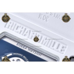 RM055 Bubba Watson White Ceramic/WR Skeleton/Black AVF RMUL2