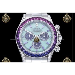 Daytona 40MM AET Remould Mod 904L SS/Sapp M.Green/B.Dia  RXF DD4130