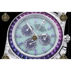 Daytona 40MM AET Remould Mod 904L SS/Sapp M.Green/B.Dia  RXF DD4130