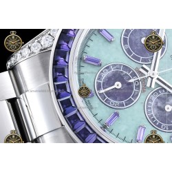 Daytona 40MM AET Remould Mod 904L SS/Sapp M.Green/B.Dia  RXF DD4130