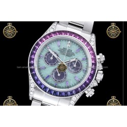 Daytona 40MM AET Remould Mod 904L SS/Sapp M.Green/B.Dia  RXF DD4130