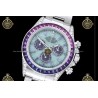 Daytona 40MM AET Remould Mod 904L SS/Sapp M.Green/B.Dia  RXF DD4130