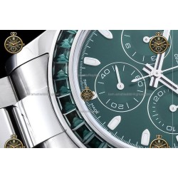 Daytona 40MM AET Remould 904L SS/Emar/SS D.Green/Stk RXF DD4130