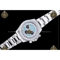 Daytona 40MM AET Remould 904L SS/B.Dia/SS Ice Blue/Black/B.Dia RXF DD4130