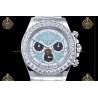Daytona 40MM AET Remould 904L SS/B.Dia/SS Ice Blue/Black/B.Dia RXF DD4130