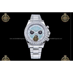 Daytona 40MM AET Remould 904L SS/B.Dia/SS Ice Blue/Black/B.Dia RXF DD4130