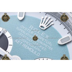 Daytona 40MM AET Remould 904L SS/B.Dia/SS Ice Blue/Black/B.Dia RXF DD4130