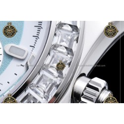 Daytona 40MM AET Remould 904L SS/B.Dia/SS Ice Blue/Black/B.Dia RXF DD4130