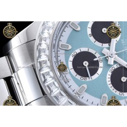 Daytona 40MM AET Remould 904L SS/B.Dia/SS Ice Blue/Black/B.Dia RXF DD4130