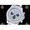 Daytona 40MM AET Remould 904L SS/B.Dia/SS Ice Blue/Black/B.Dia RXF DD4130