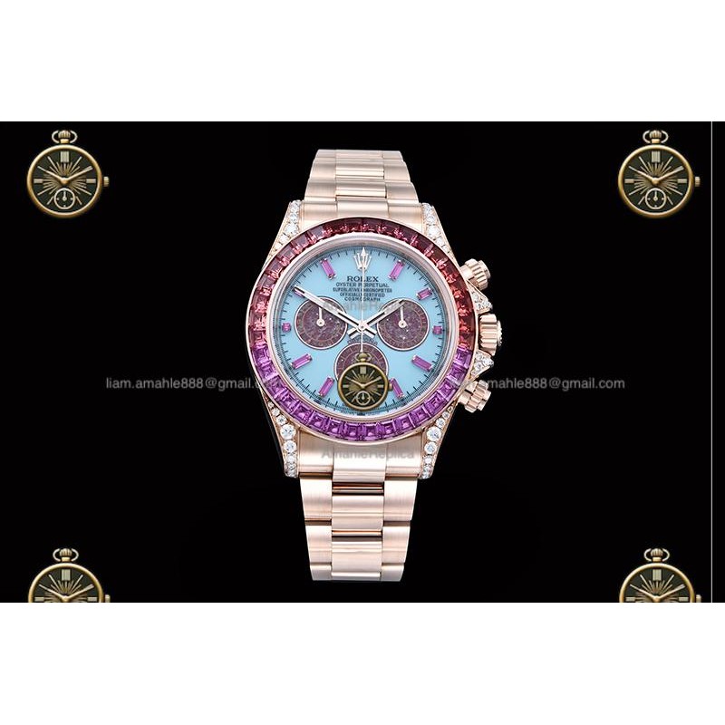 Daytona 40MM 126595 904L RG/Rub/RG Blue/B.Gem PPM DD4130