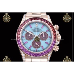 Daytona 40MM 126595 904L RG/Rub/RG Blue/B.Gem PPM DD4130