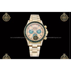 Daytona 40MM 126595 904L YG/Emarald/YG Orange/B.Gem PPM DD4130
