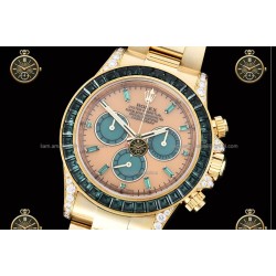 Daytona 40MM 126595 904L YG/Emarald/YG Orange/B.Gem PPM DD4130