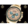 Daytona 40MM 126595 904L YG/Emarald/YG Orange/B.Gem PPM DD4130