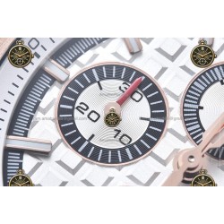 Royal Oak Offshore Chronograph RG/RUB White/Stk JF A7750