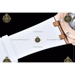 Royal Oak Offshore Chronograph RG/RUB White/Stk JF A7750
