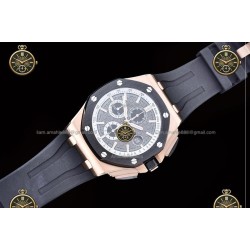 Royal Oak Offshore Chronograph RG/RUB Grey/Stk JF A7750