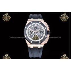Royal Oak Offshore Chronograph RG/RUB Grey/Stk JF A7750