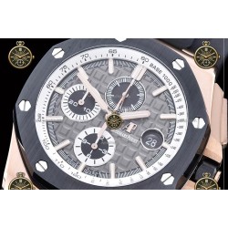 Royal Oak Offshore Chronograph RG/RUB Grey/Stk JF A7750