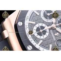 Royal Oak Offshore Chronograph RG/RUB Grey/Stk JF A7750