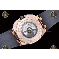 Royal Oak Offshore Chronograph RG/RUB Grey/Stk JF A7750