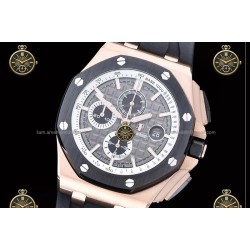 Royal Oak Offshore Chronograph RG/RUB Grey/Stk JF A7750