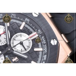Royal Oak Offshore Chronograph RG/RUB Black/Stk JF A7750