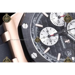 Royal Oak Offshore Chronograph RG/RUB Black/Stk JF A7750
