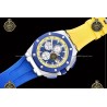 Royal Oak Offshore Chronograph Ryder Cup SS/RUB Blue Yellow/Stk JF A7750
