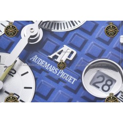 Royal Oak Offshore Chronograph Ryder Cup SS/RUB Blue Yellow/Stk JF A7750
