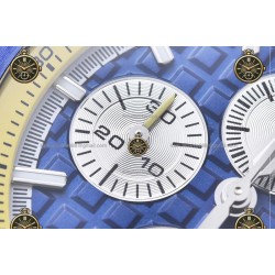 Royal Oak Offshore Chronograph Ryder Cup SS/RUB Blue Yellow/Stk JF A7750